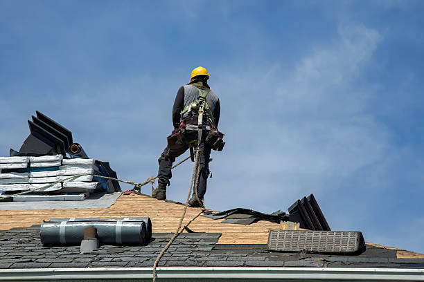 Professional Roofing technician working in Dennis Port, MA